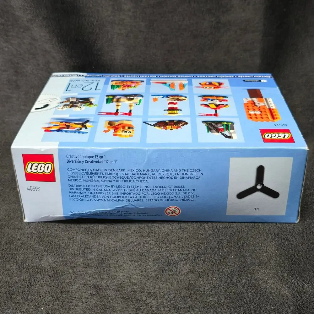 LEGO Fun Creativity 12-in-1 40593 279 Building Toy Pieces Place Sailboat Cabin &